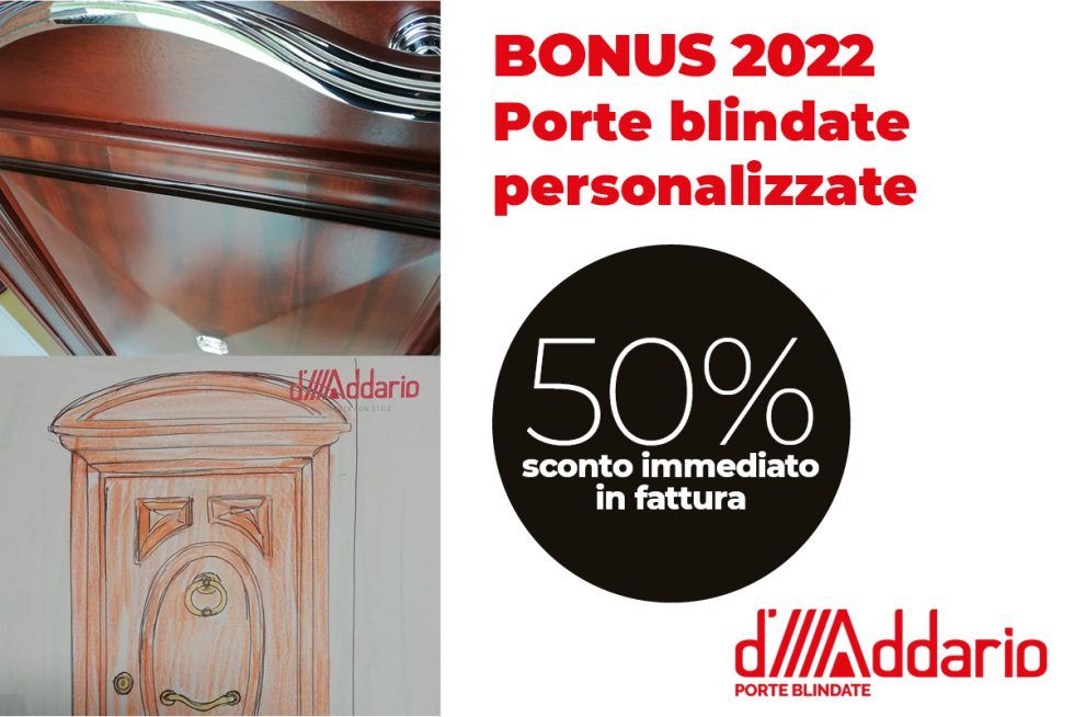 Bonus 2022 Porte blindate